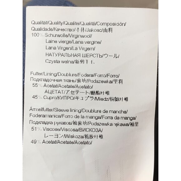 Hugo Boss Genius 2 Mens Slim Fit Stretch Wool Dress Pants 38 x 33.5 Blue RR10728 - Picture 8 of 14